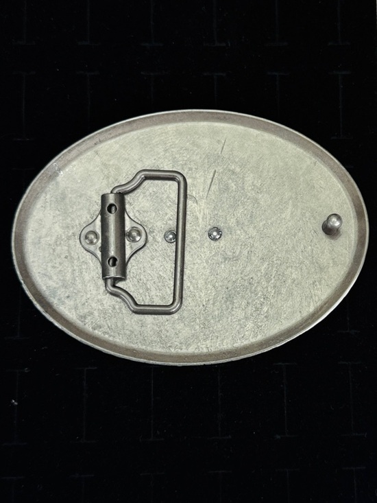 Western Brasstone & Silvertonr Longhorn Large Belt Buckle main image 4